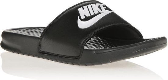 Nike Benassi Swoosh Slippers - Slippers - zwart - 36 | bol.com
