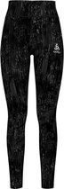 Odlo Tights ZEROWEIGHT PRINT REFLECTIVE ZWART - Maat XL