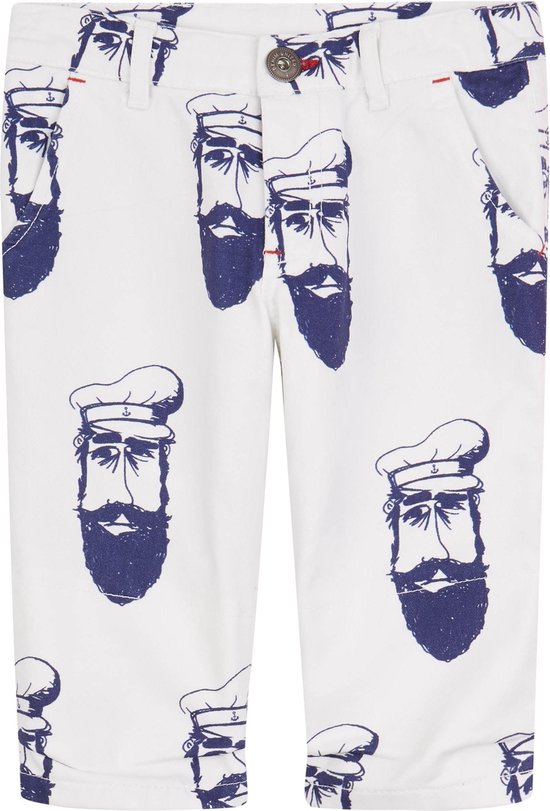 Polder shorts 02 AOP fisherman White: 92/2yr