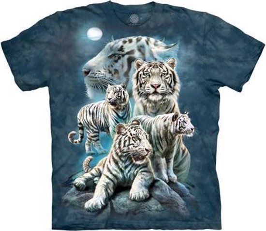 The Mountain T-shirt Night Tiger Collage T-shirt unisexe 3XL
