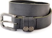 Kidzzbelts Jongenskinderriem Jeans 1883 - Zwart  - 55 cm