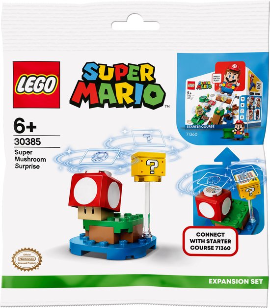LEGO Super Mario Super Mushroom-verrassing uitbreidingsset – 30385