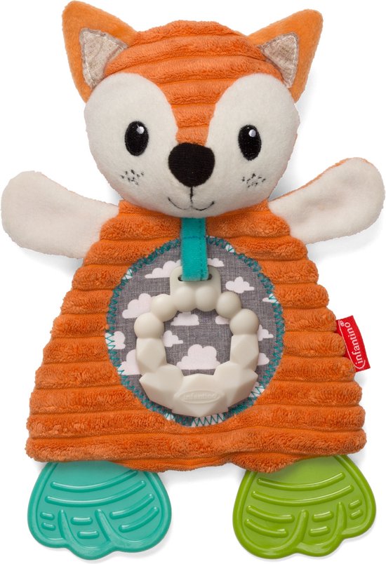 Infantino Go Gaga Cuddly Teether Fox Bijtspeeltje BK-216201
