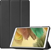Tablet Hoes geschikt voor Samsung Galaxy Tab A7 Lite - 8.7 inch - TPU Tri-Fold Book Case - Zwart