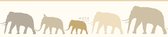 ESTAhome behangrand olifanten beige - 157322 - 46,5 cm x 4 m