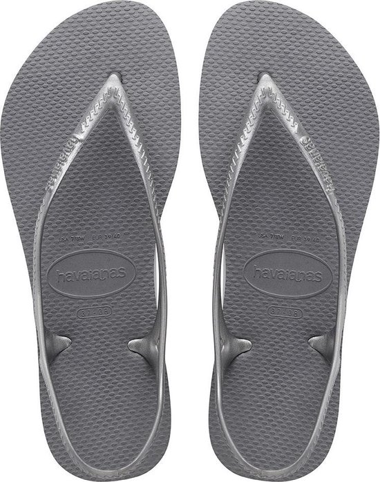 Havaianas Sunny II Dames Slippers - Steel Gray - Maat 37/38