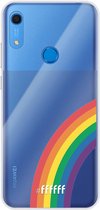 6F hoesje - geschikt voor Huawei Y6 (2019) -  Transparant TPU Case - #LGBT - Rainbow #ffffff