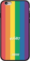 6F hoesje - geschikt voor iPhone 6s -  TPU Case - #LGBT - #LGBT #ffffff