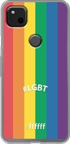 6F hoesje - geschikt voor Google Pixel 4a -  Transparant TPU Case - #LGBT - #LGBT #ffffff