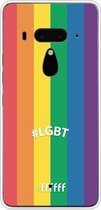 6F hoesje - geschikt voor HTC U12+ -  Transparant TPU Case - #LGBT - #LGBT #ffffff