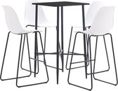 Medina 5-delige Barset kunststof wit