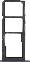 SIM-kaartlade + SIM-kaartlade + Micro SD-kaartlade voor LG K41S LMK410EMW LM-K410EMW LM-K410 (zwart)