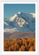 Poster Met Witte Lijst - Altai Bergen Poster