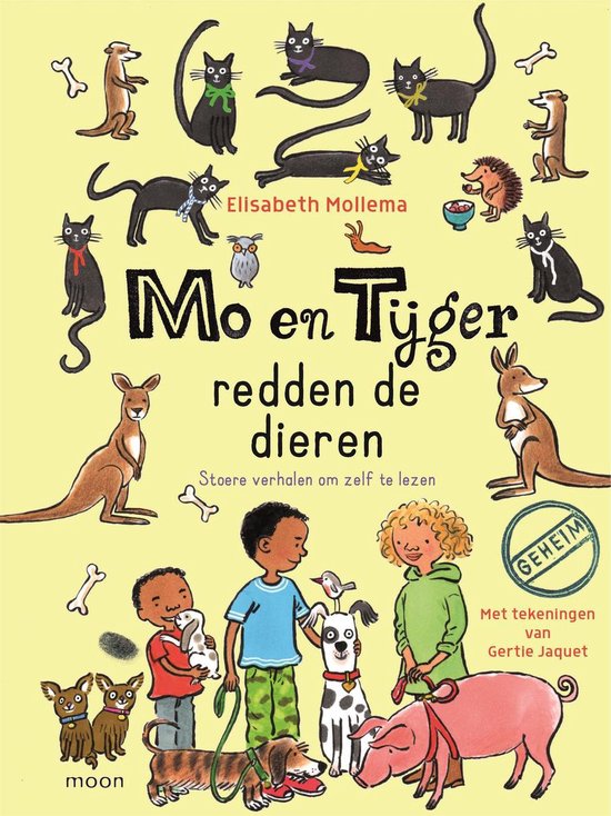 Mo en Tijger 4 - Mo en Tijger redden de dieren - cover