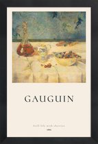 JUNIQE - Poster met houten lijst Gauguin - Still Life with Cherries