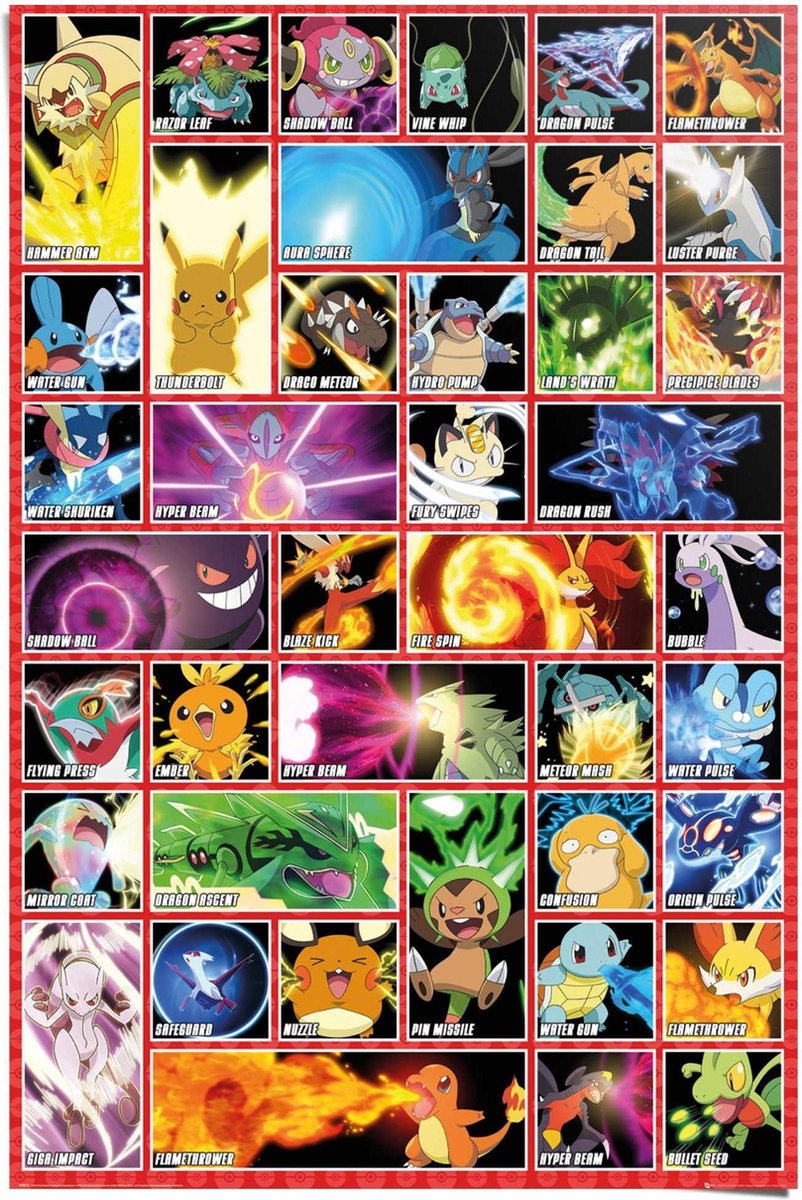 POKEMON Poster Mega Evolution (91.5x61cm)