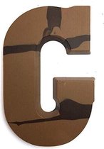 Joe & Mien Ambachtelijke Chocolade letter 'G' - Melk - 1 x 200 gram