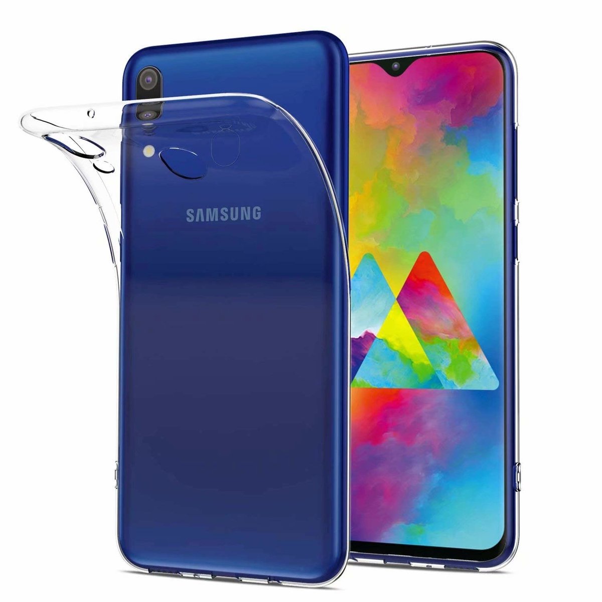 Ntech Hoesje Geschikt Voor Samsung Galaxy M30 TPU Back hoesje - Transparant