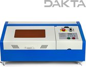 Dakta® Graveermachine | Laser | Graveren | Hoge snelheid desktop | Cutter | Snijder | Printer| Papier + karton + hout + rubber + leer | 40W