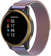 Milanees Smartwatch bandje - Geschikt voor  Garmin Vivomove HR Milanese band - regenboog - Horlogeband / Polsband / Armband