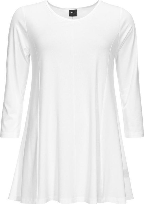 SHIRT A LINE 3 4 MOUW WIT bol