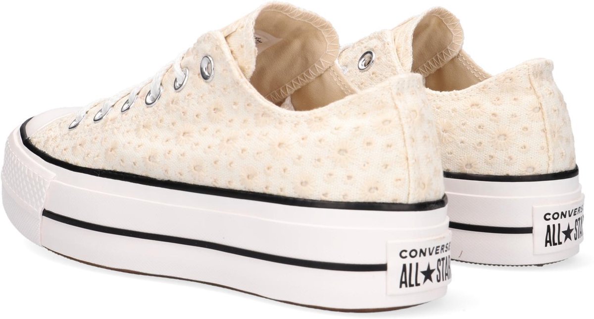 Converse Chuck Taylor All Star Lift Ox Lage sneakers - Dames - Wit - Maat 41,5  | bol.com