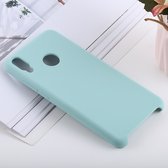 Honor 8X Hoesje - Mobigear - Rubber Touch Serie - Hard Kunststof Backcover - Turquoise - Hoesje Geschikt Voor Honor 8X