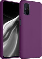 kwmobile telefoonhoesje voor Samsung Galaxy M51 - Hoesje voor smartphone - Back cover in magenta-lila