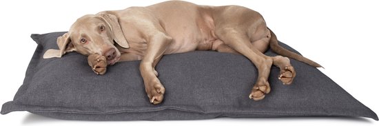 District 70 CLASSIC Hondenkussen - Comfortabel, Wasbaar van Hoogwaardig Materiaal - in 4 Kleuren 105 x 70 cm - Charcoal Grey
