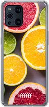 6F hoesje - geschikt voor OPPO Find X3 Pro -  Transparant TPU Case - Citrus Fruit #ffffff