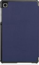 Case2go - Tablet Hoes geschikt voor Samsung Galaxy Tab A7 Lite (2021) - Tri-Fold Book Case - Donker Blauw