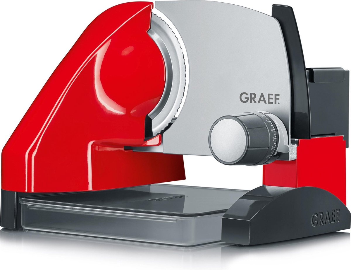 Graef SKS 500 snijmachine Electrisch 170 W Zwart, Rood, Roestvrijstaal Metaal