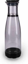 Grunwerg Infuser fruitwater karaf - 1,3 liter - Transparant/Zwart