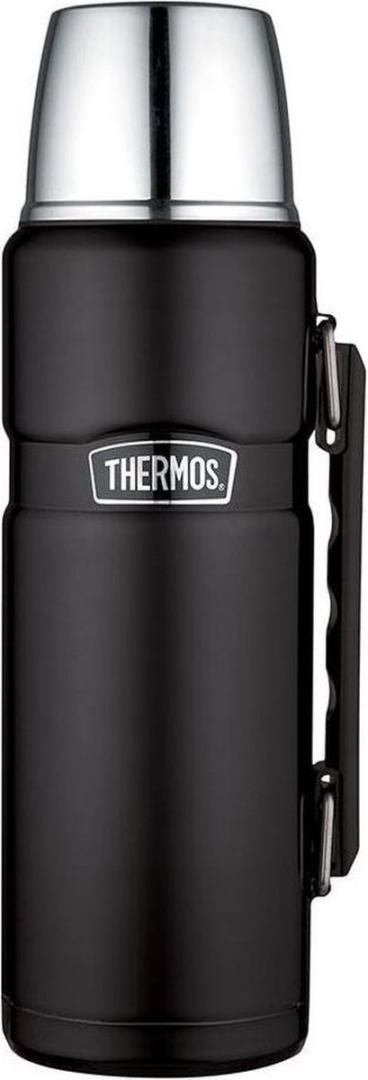 Thermos Isoleerfles – 1,2 Liter – Zwart