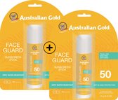 2x Australian Gold SPF 50 Face Guard Sticks - Zonnebrandcrème