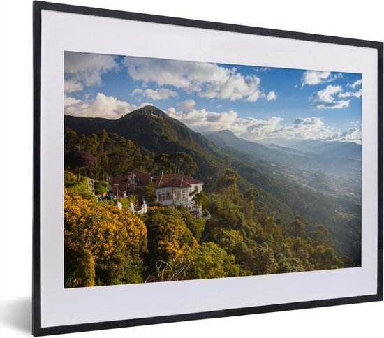 Fotolijst incl. Poster - Gebergte in Colombia in de herfst - 40x30 cm - Posterlijst