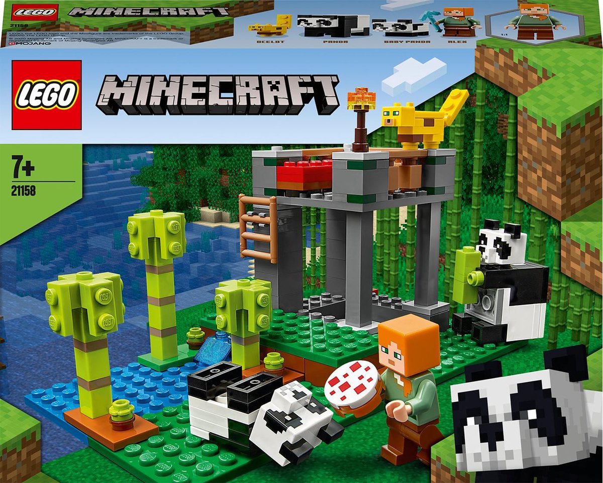 LEGO Minecraft 21158 La garderie des pandas | bol.com