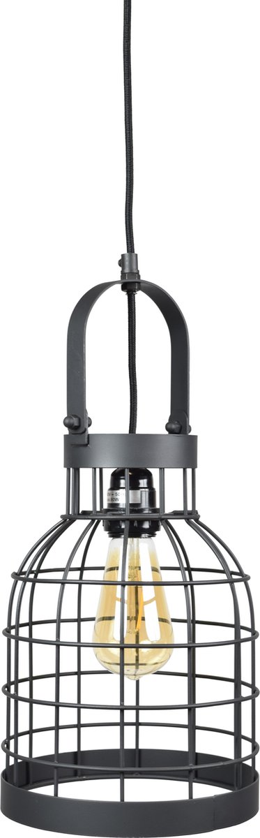 Urban Interiors Bucket Small Hanglamp Zwart - Open structuur - Ø20