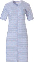 Pastunette dames nachthemd K/M Knoopsluiting - Blue  - 46  - Blauw