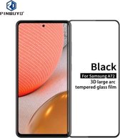 Voor Samsung Galaxy? A72 4G / 5G PINWUYO 9H 3D gebogen volledig scherm explosieveilige gehard glasfilm (zwart)