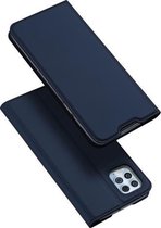 Voor Motorola Edge S DUX DUCIS Skin Pro Series Horizontale Flip PU + TPU lederen tas met houder en kaartsleuven (blauw)