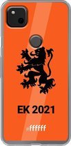 6F hoesje - geschikt voor Google Pixel 4a -  Transparant TPU Case - Nederlands Elftal - EK 2021 #ffffff