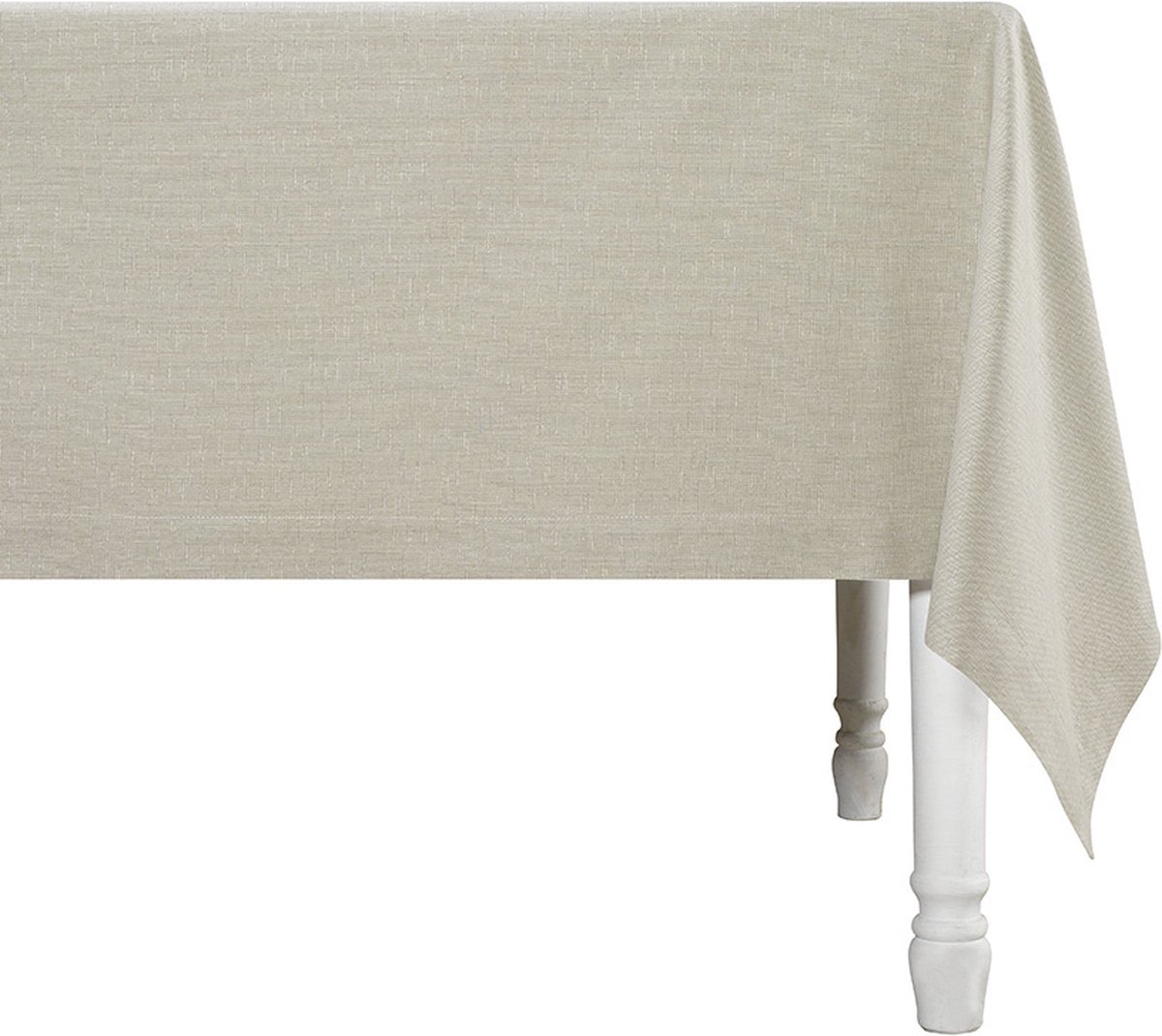 De Witte Lietaer Tafellaken Sonora 160 X 310 Cm Katoen Lichtbruin