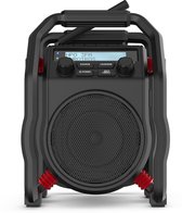 Bol.com PerfectPro UBOX400R - Bouwplaats Radio - FM - DAB+ - Bluetooth - Oplaadbaar - AUX - UB400R2 aanbieding