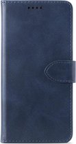 Kalfsleer Horizontaal Flip Leren Case voor Samsung A8 Star / A9 Star, met houder & kaartsleuven & portemonnee (blauw)