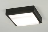 Lumidora Plafondlamp 71493 - 2 Lichts - E27 - Zwart - Kunststof - Buitenlamp - Badkamerlamp - IP54