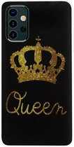 - ADEL Siliconen Back Cover Softcase Hoesje Geschikt voor Samsung Galaxy A32 - Queen Koningin