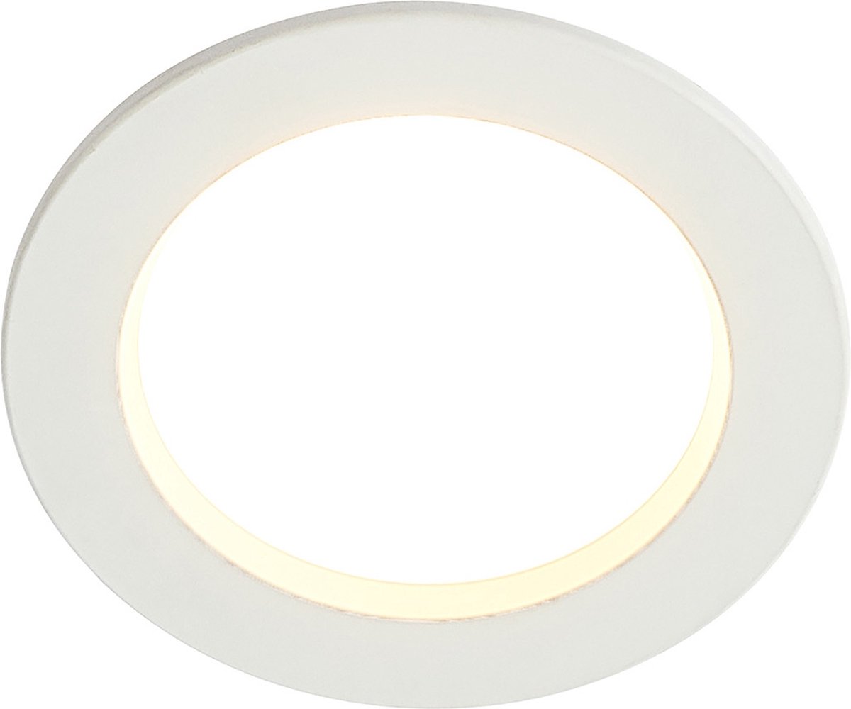 Arcchio - LED downlight - 1licht - kunststof - H: 5.8 cm - wit (RAL 9016) - Inclusief lichtbron