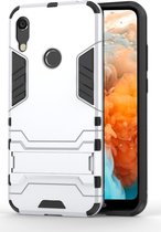 Mobigear Kickstand Hardcase voor de Huawei Y6s / Y6 (2019) - Zilver