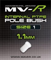 Maver MV-R Internal Pole Bush - Maat 1 - 1.1mm - Wit